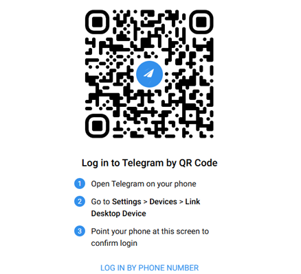 移动端扫码登录Telegram网页版 移动端扫码登录Telegram网页版
